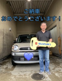 クロスビーのご納車です！！おめでとうございます！！